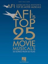 American Film Institute's Top 25 Movie Musicals Vocal Solo & Collections sheet music cover
